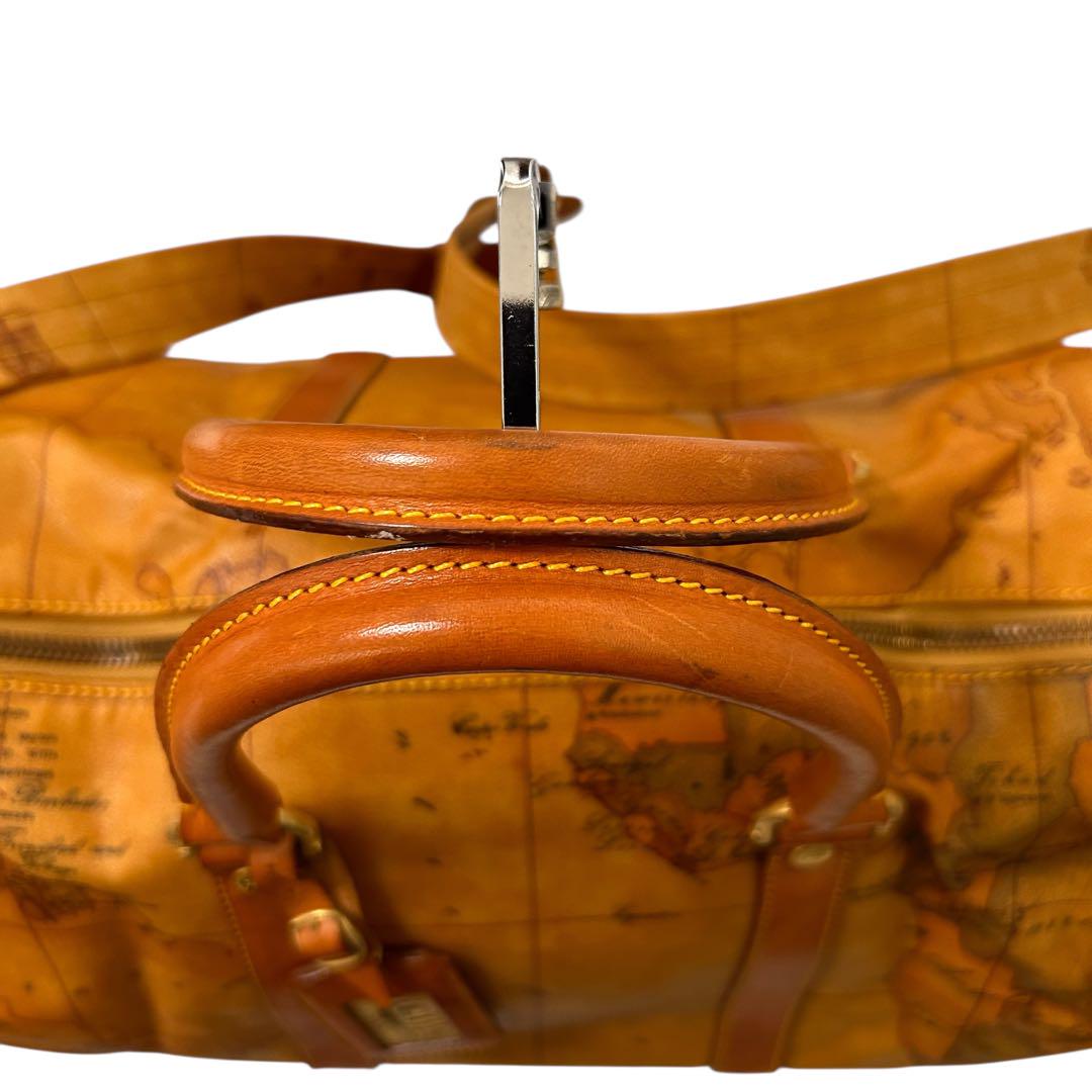 【美品】PRIMA CLASSE ボストンバッグ 地図柄