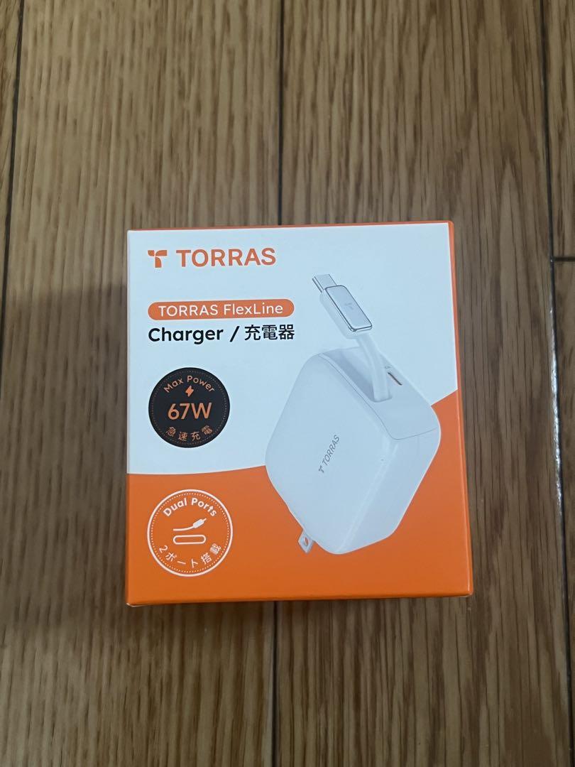 最強巻き取り式TORRAS充電器 急速充電器 業界初の温度制御