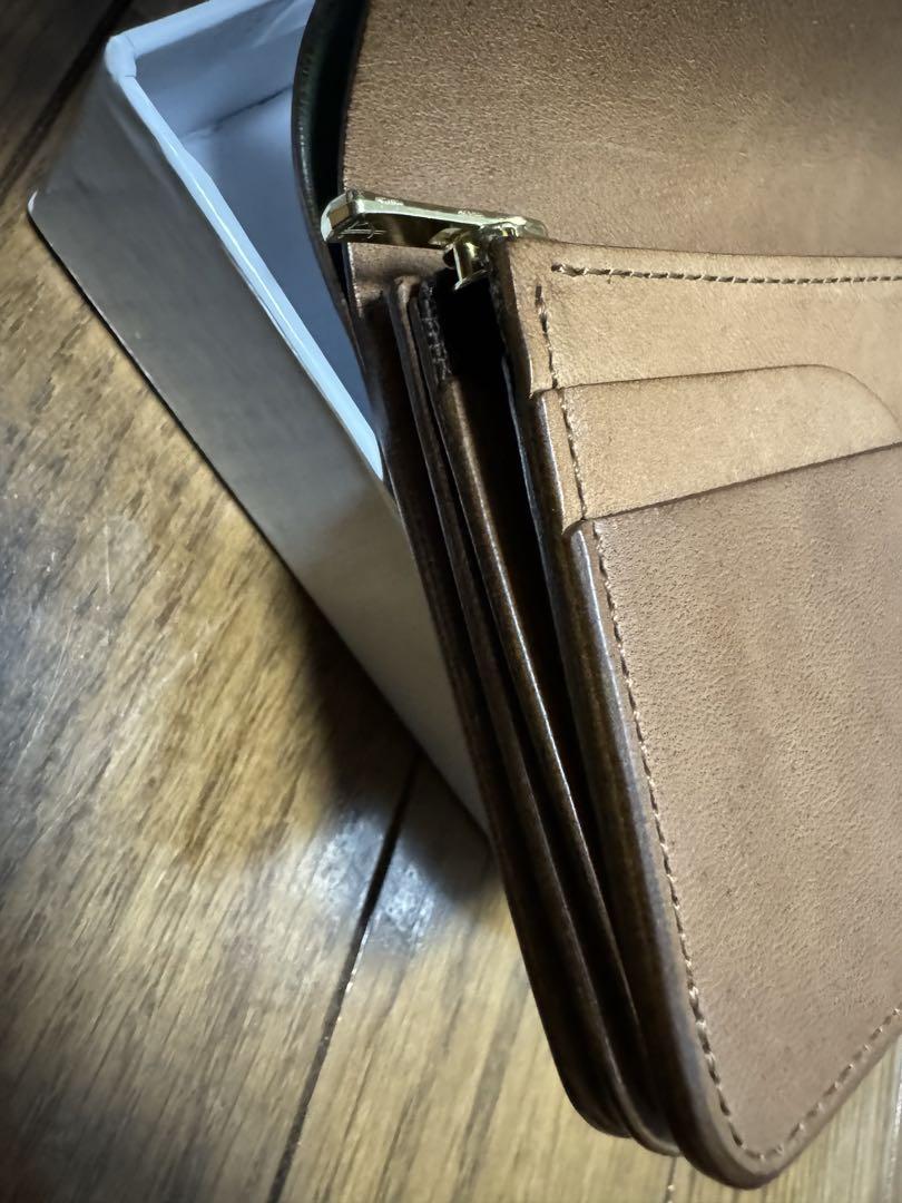 新品　フォルメ　forme　Short wallet　Cordovan　Navy