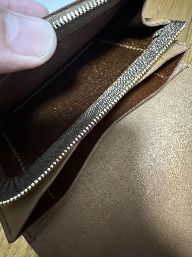 新品　フォルメ　forme　Short wallet　Cordovan　Navy