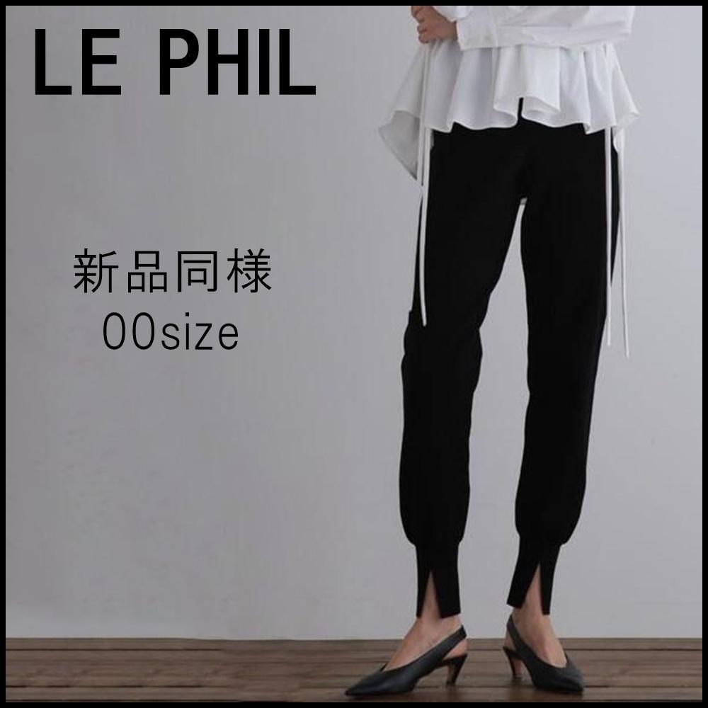 □ 44648★年 LE PHIL ルフィル ヴィスニットパンツ ブラックパンツ
