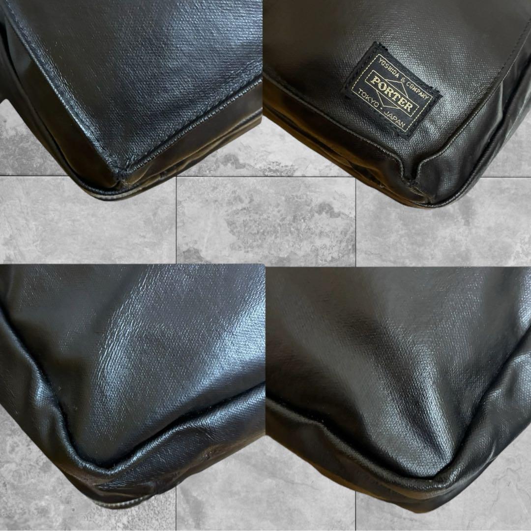 極美品◎ PORTER ポーター 二層式 ショルダーバッグ フリースタイル 黒