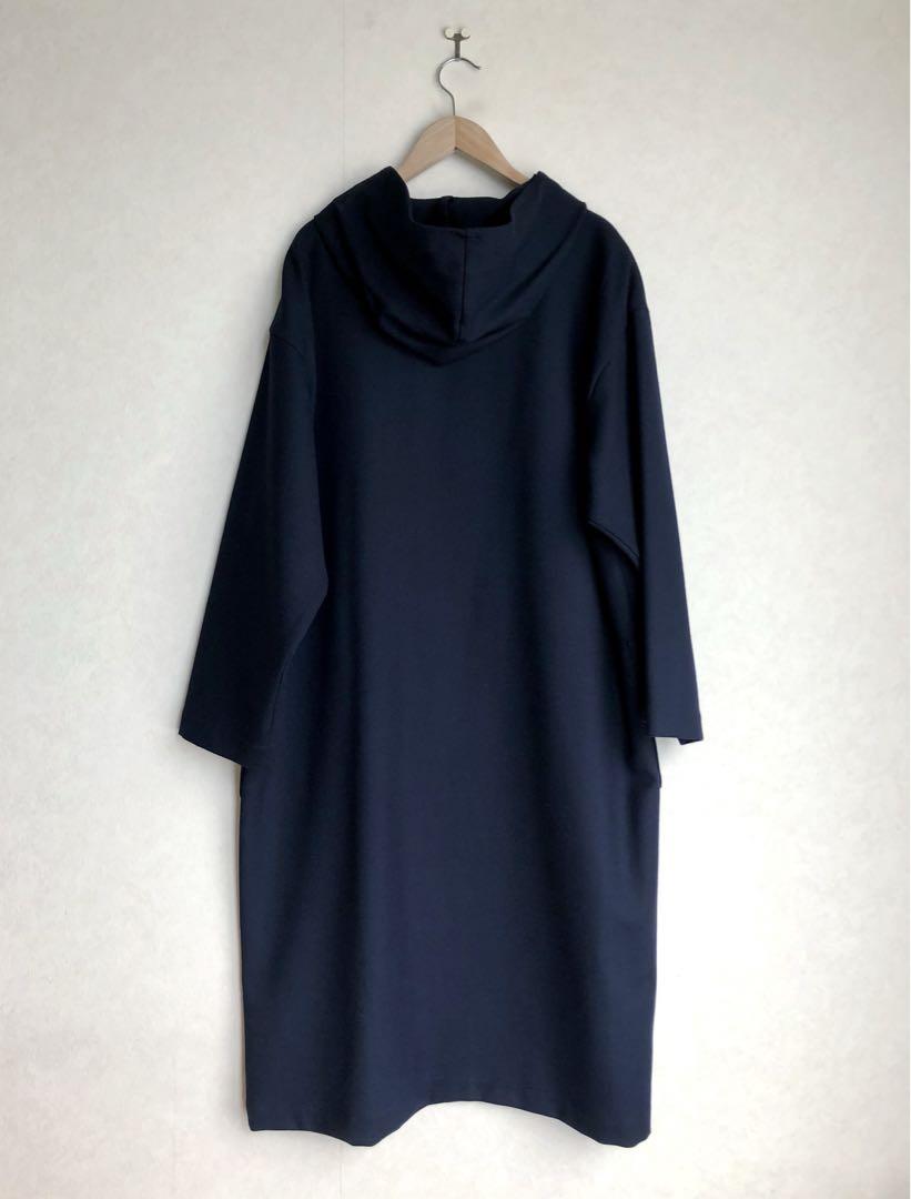 mizuiro ind ライトダッフルコート ネイビー
