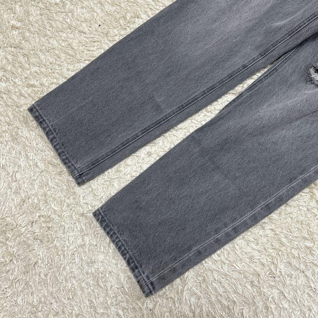 SLOBE IENA LE DENIM ダメージ PT ブラックデニム　36 SLOBE IENA - SLOBE IENA LE DENIM ダメージ PT ブラックデニム