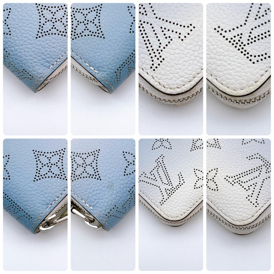 【超極美品】ルイヴィトン マヒナ ジッピーウォレット グラデーション ブルー