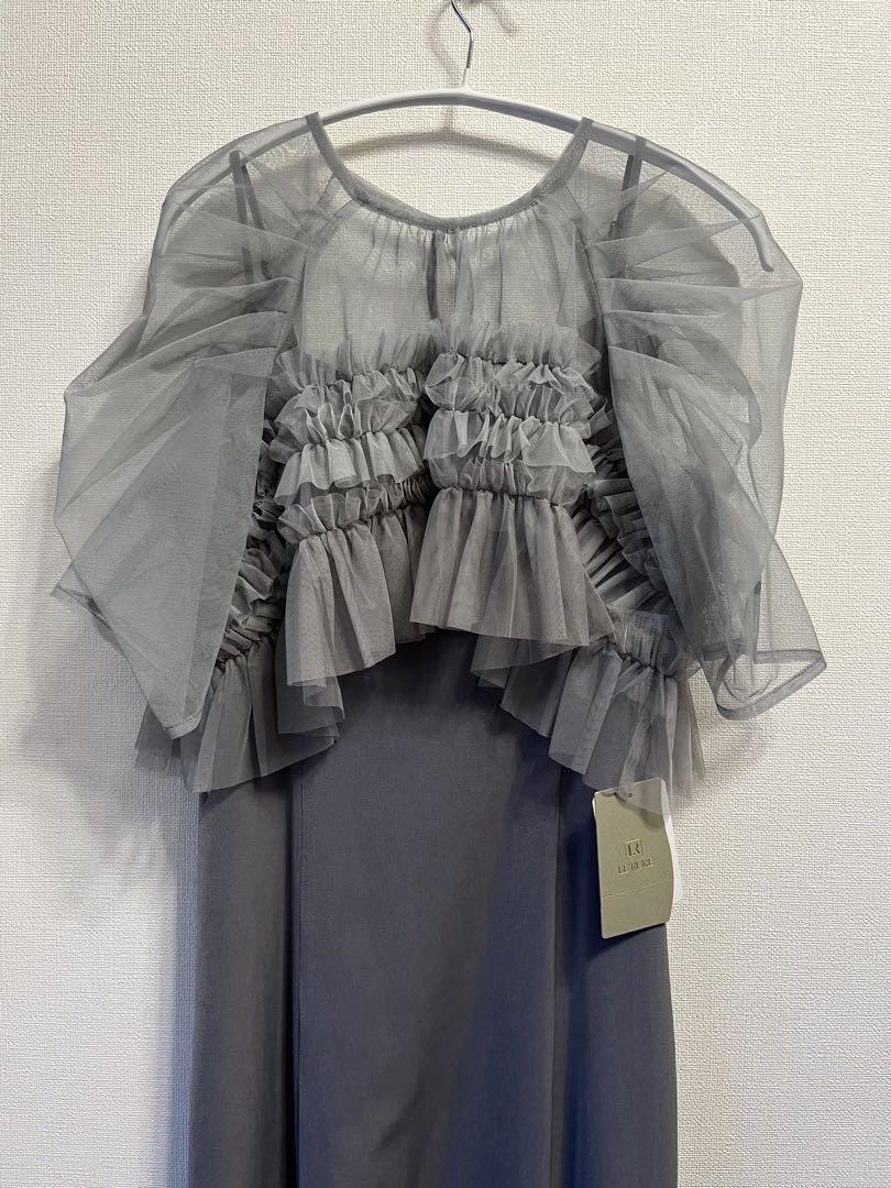 LE'RUR リルアー／Ruffle tulle airy dress