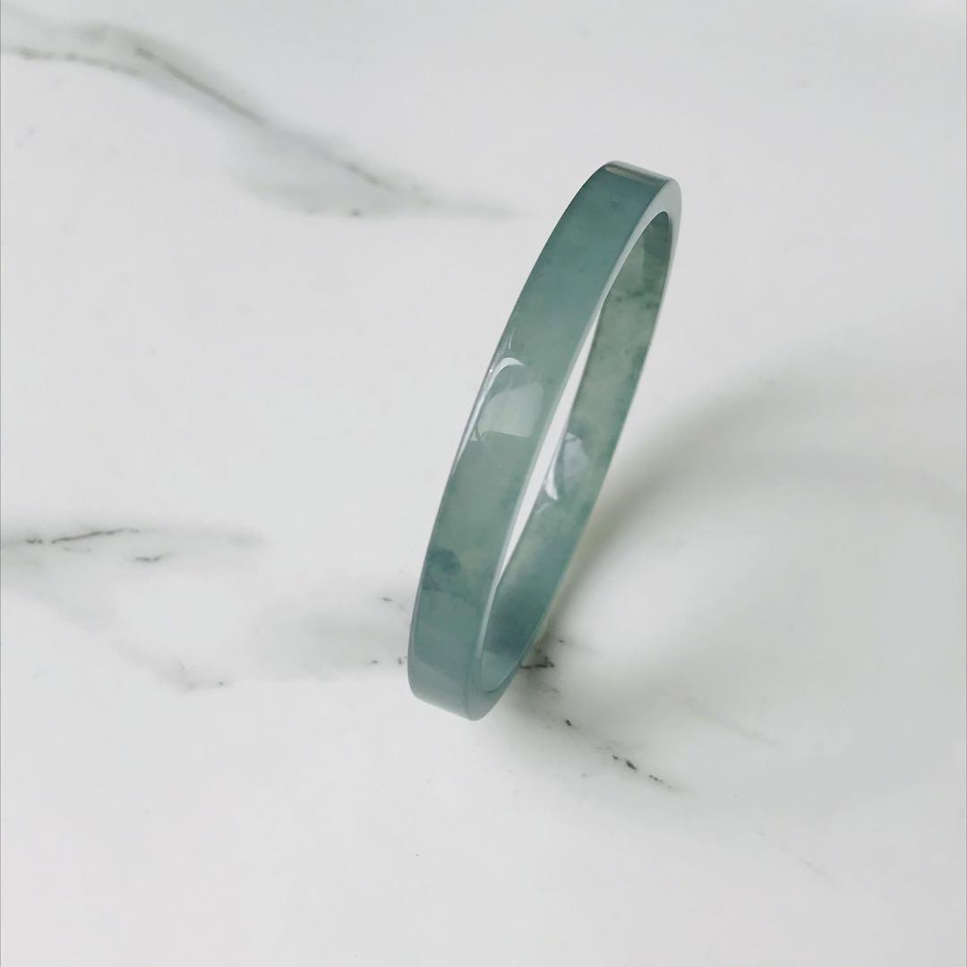 【B861-0172】ジェイド　翡翠　バングル　グアテマラ産　48.7mm