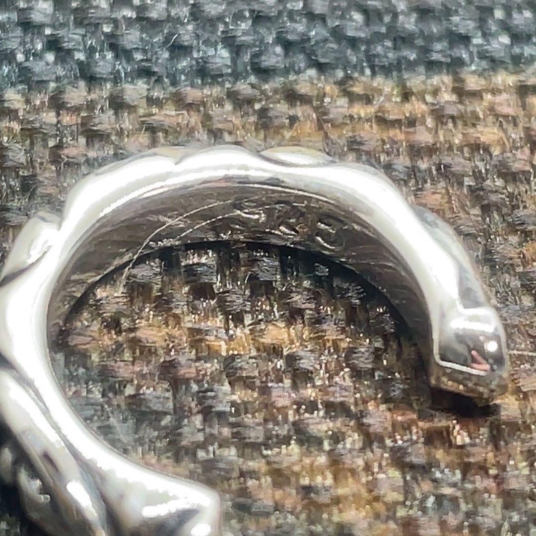 フープピアス ループ 十字架 クロス シルバー925 P3
