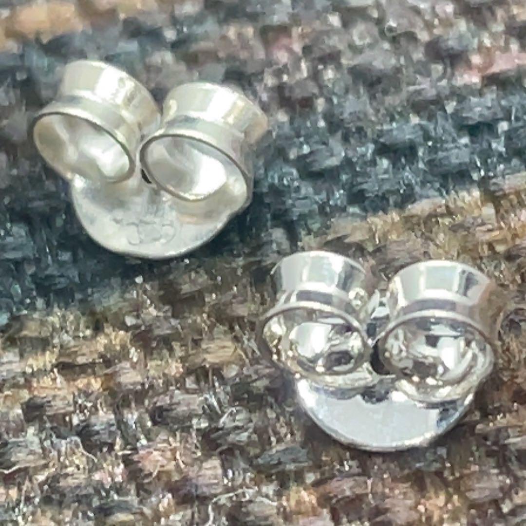 フープピアス ループ 十字架 クロス シルバー925 P3