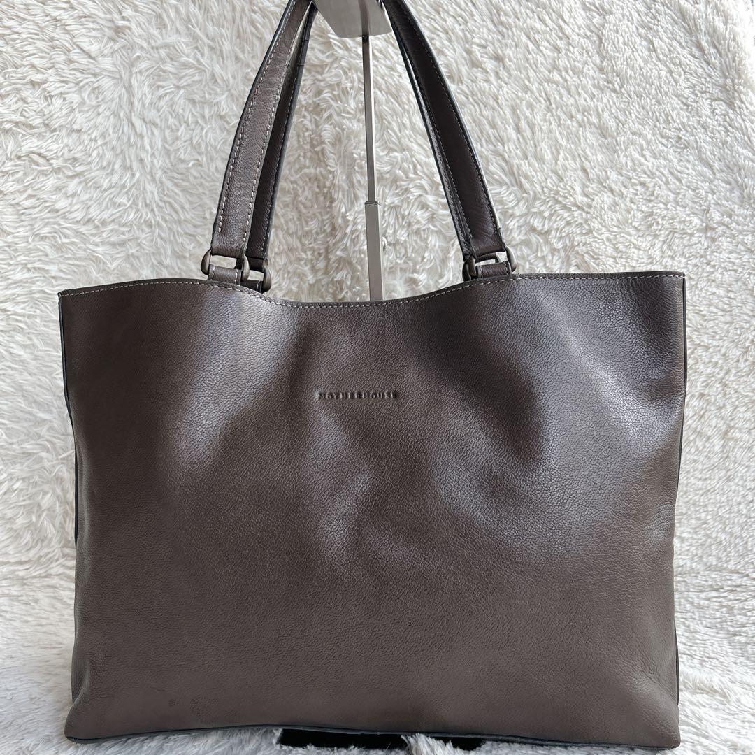 【NEW限定品】 MOTHERHOUSE トートバッグ バッグ ブラウン オールレザー A4 肩掛け バッグ