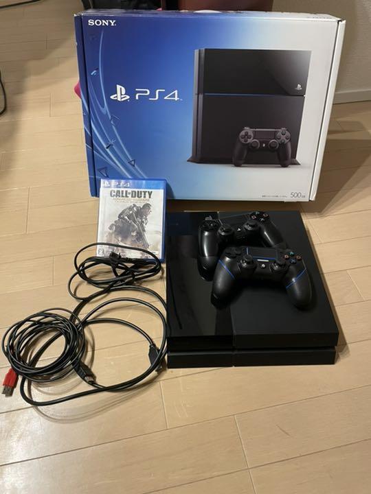 【在庫処分大特価!!】 美品!!【PS4本体】CUH-1100A 500GB (ジェットブラック) - 家庭用ゲーム本体