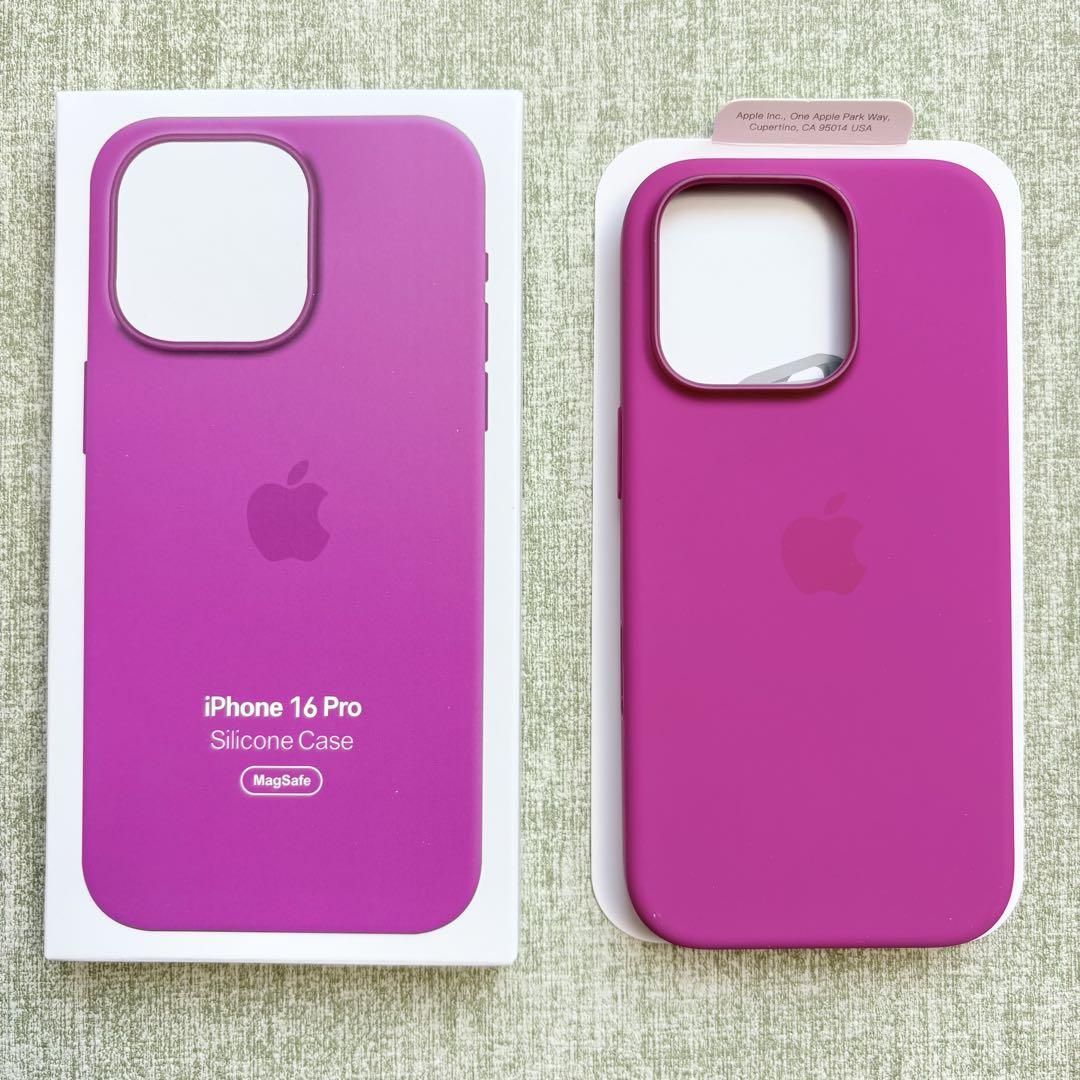 新品未使用· iPhone 16 Pro シリコンケース フクシア - メルカリ