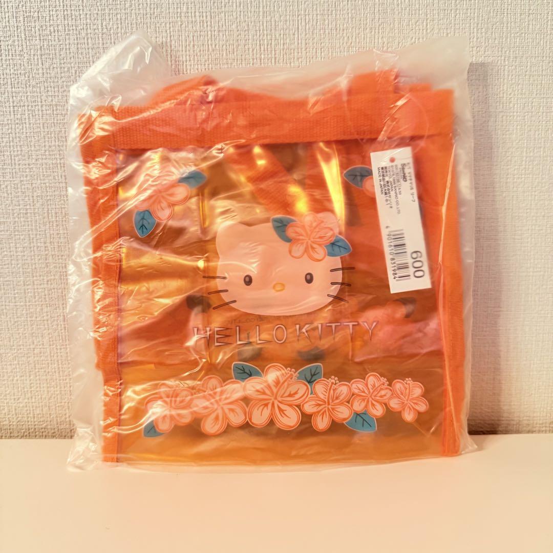 ハローキティー　オレンジバッグ&ポーチ　全7種、全12点！　全部新品未使用 ハローキティー オレンジバッグ&ポーチ 全7種、全12点！ 全部