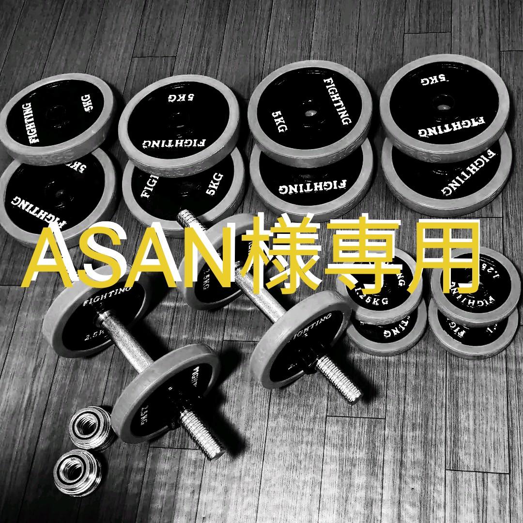 ASAN様専用 FIGHTING ROAD ラバーダンベル×2 60kgセット