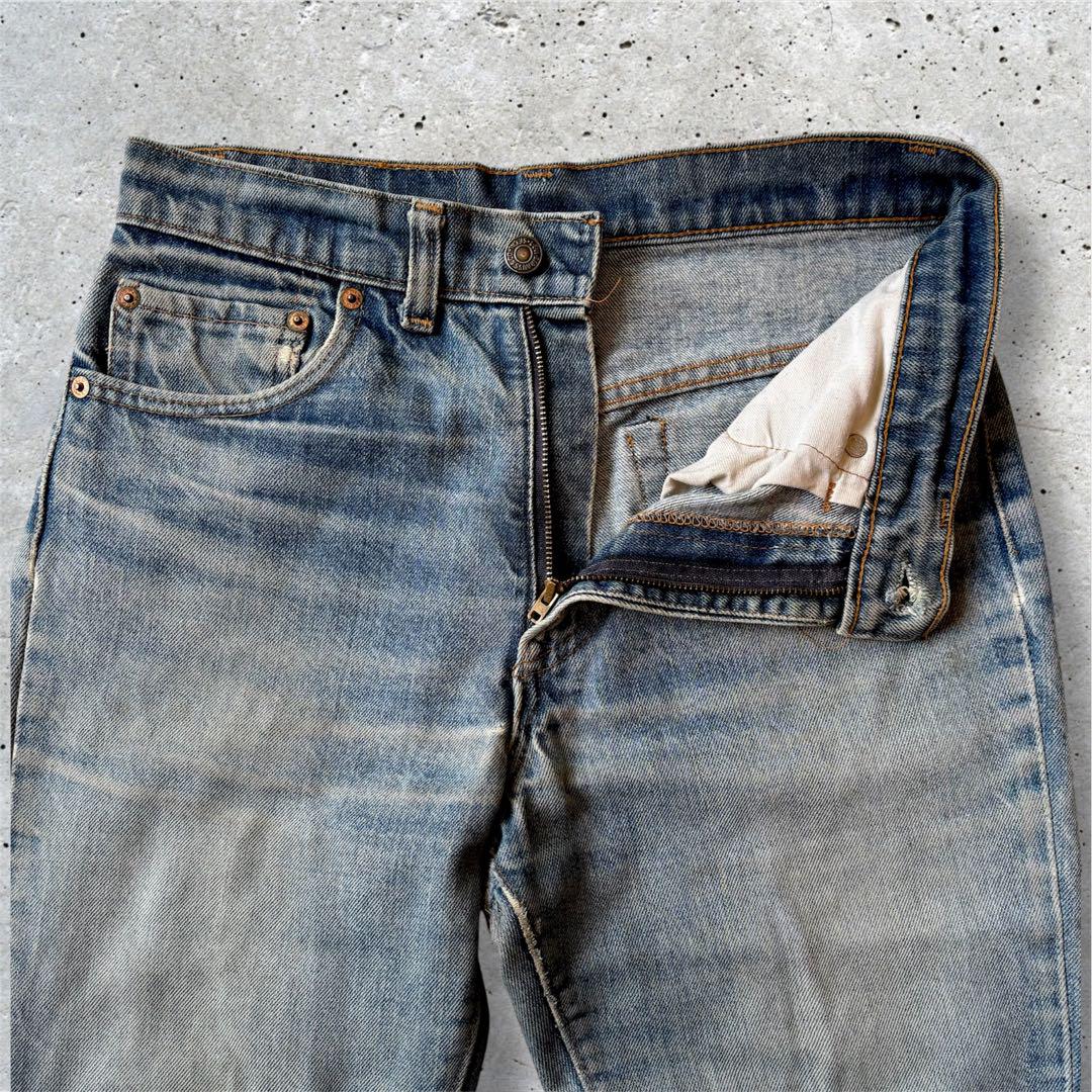 ビンテージ Levi's 517 リーバイス 66 後期 ブーツカット 黒カン