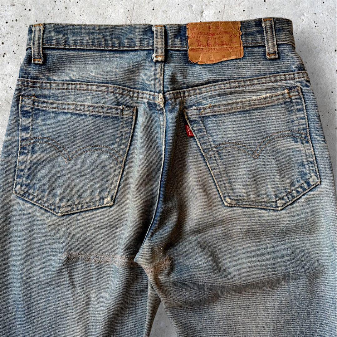 ビンテージ Levi's 517 リーバイス 66 後期 ブーツカット 黒カン