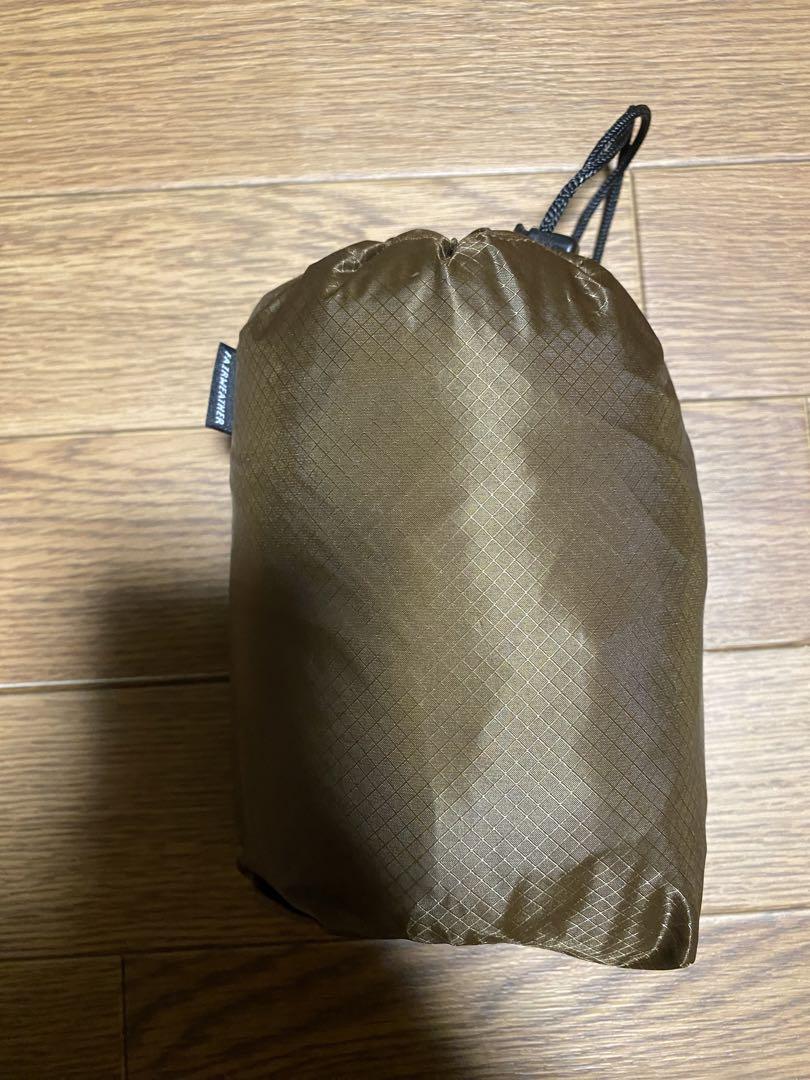 ウェア FAIRWEATHER packable rain poncho (brown)