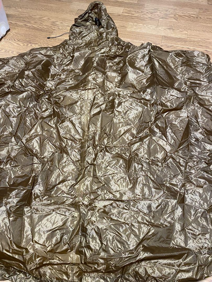 ウェア FAIRWEATHER packable rain poncho (brown)