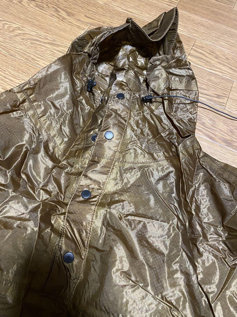 ウェア FAIRWEATHER packable rain poncho (brown)