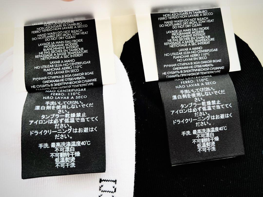 グッチgucciソックス　刺繍入りソックス　メンズソックス　ホワイト　狼オオカミ
