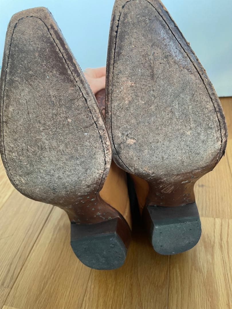 トニーラマ 刺繍入りレザーウエスタンブーツ ⭐️未使用⭐️トニーラマ