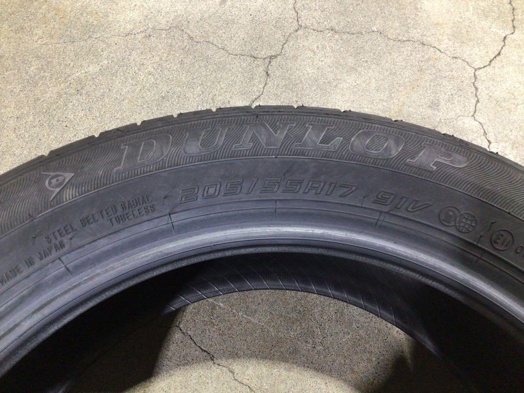 激安 205/55R17 ダンロップ エナセーブ サマータイヤ 2本 送料込み