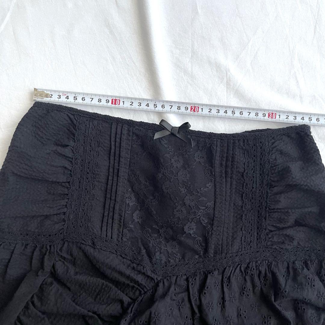 美品】SLY スライ COTTONLACED WRAPDESIGN スカート - メルカリ