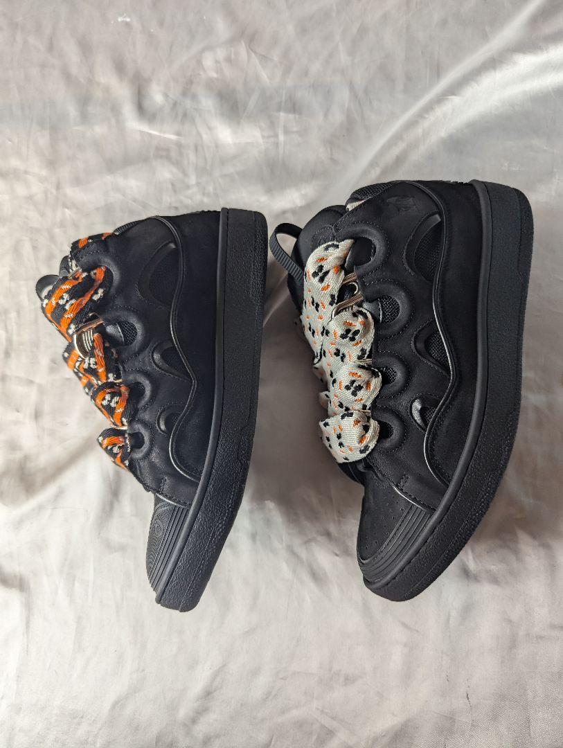 大人気！！　LANVIN CURB SNEAKERS スニーカー　ブラック　41