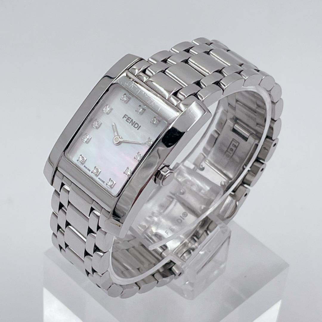 FENDI 7000L クラシコ 12P ダイヤ シェル