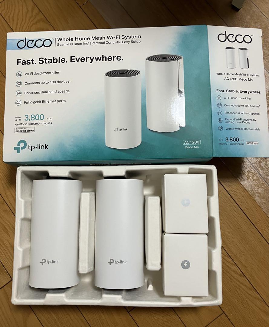 【正常動作】TP-Link Deco M4 メッシュWi-Fi