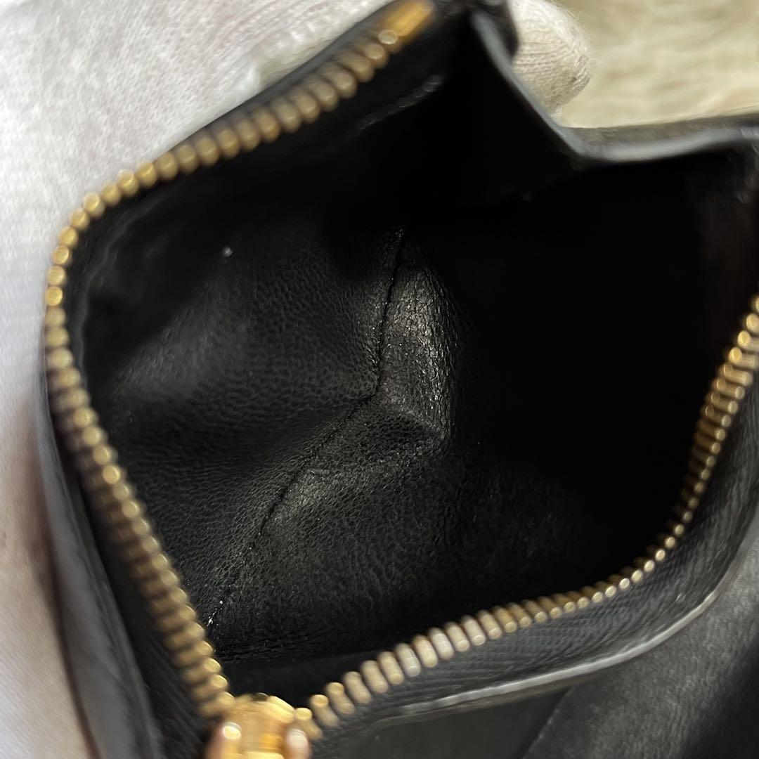 極美品✨BALENCIAGA 3つ折り財布 レザー ブラック