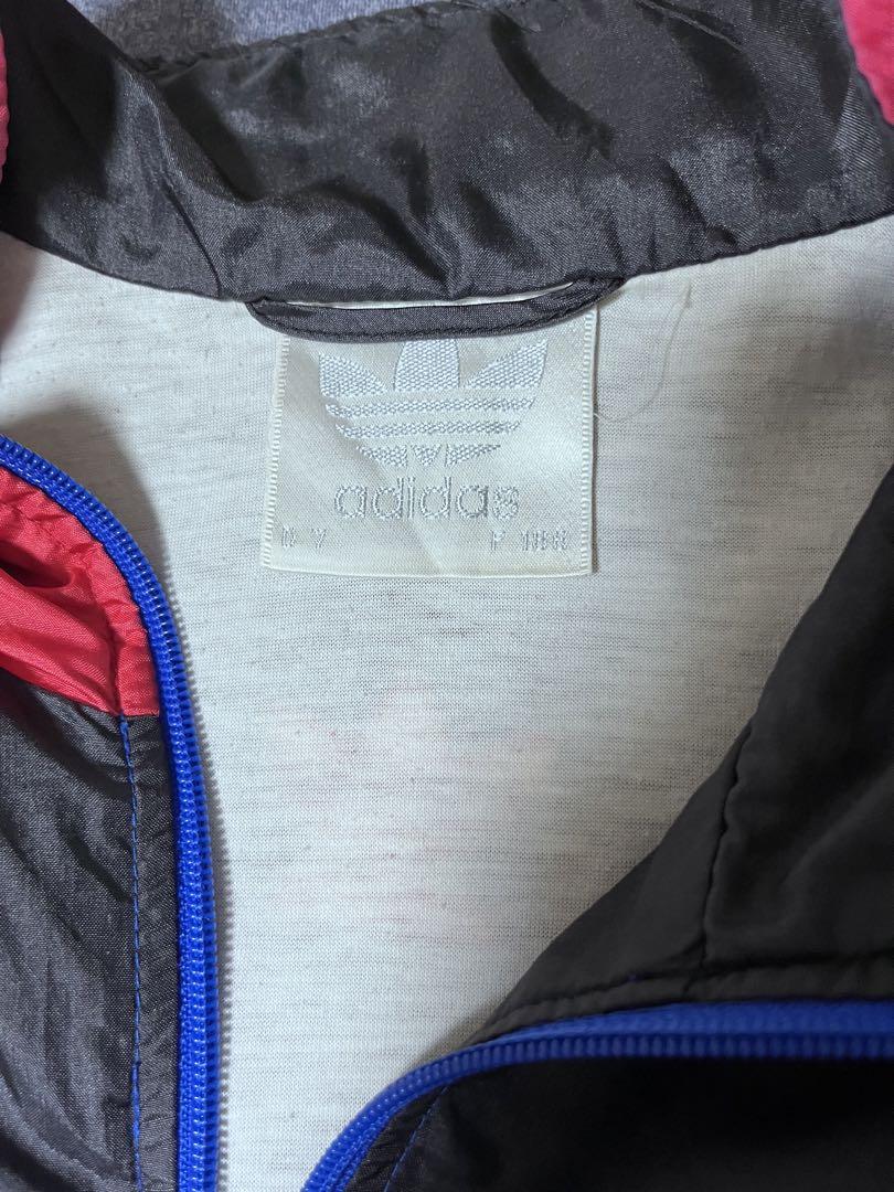90s adidasナイロンジャケット　アディダス古着　Lサイズ