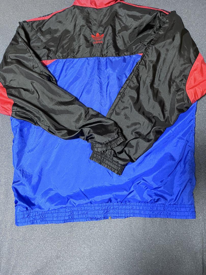 90s adidasナイロンジャケット　アディダス古着　Lサイズ