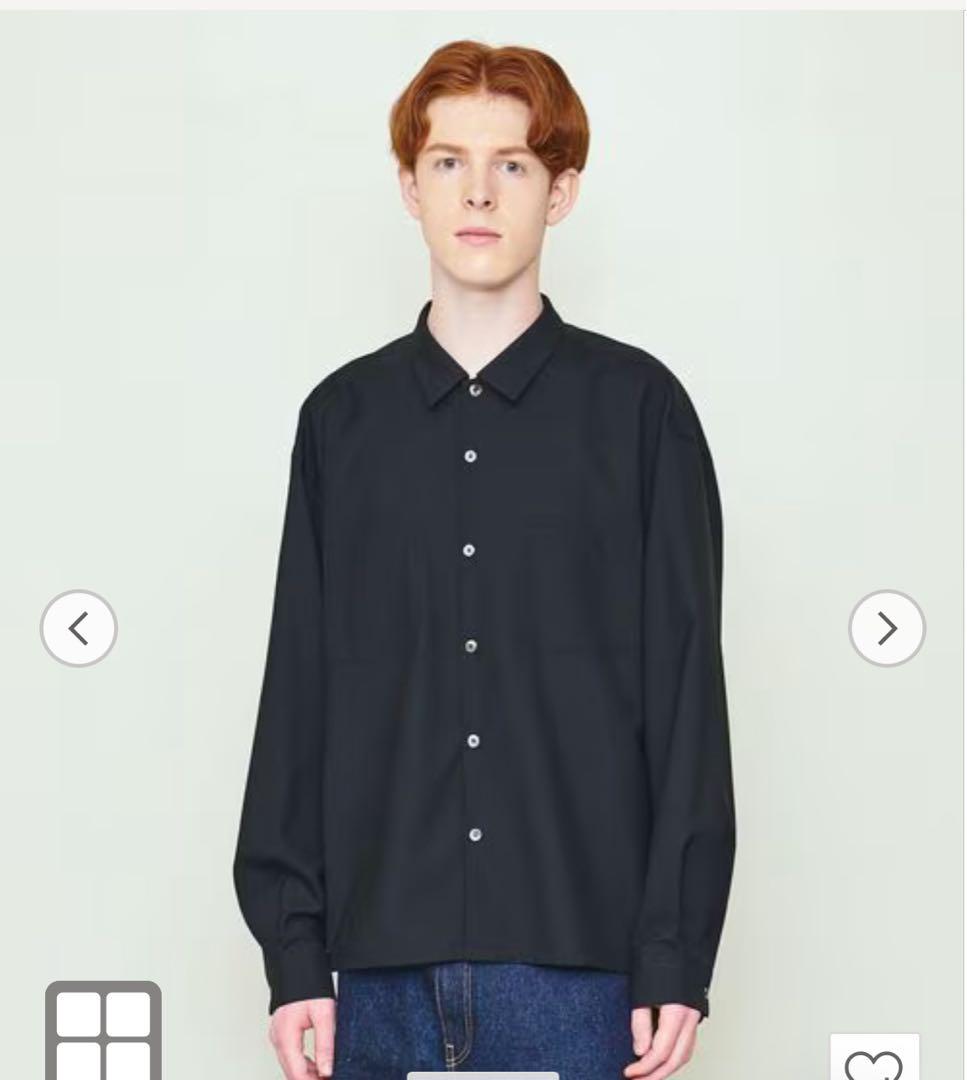 UNITED ARROWS & SONS ブラック長袖シャツ