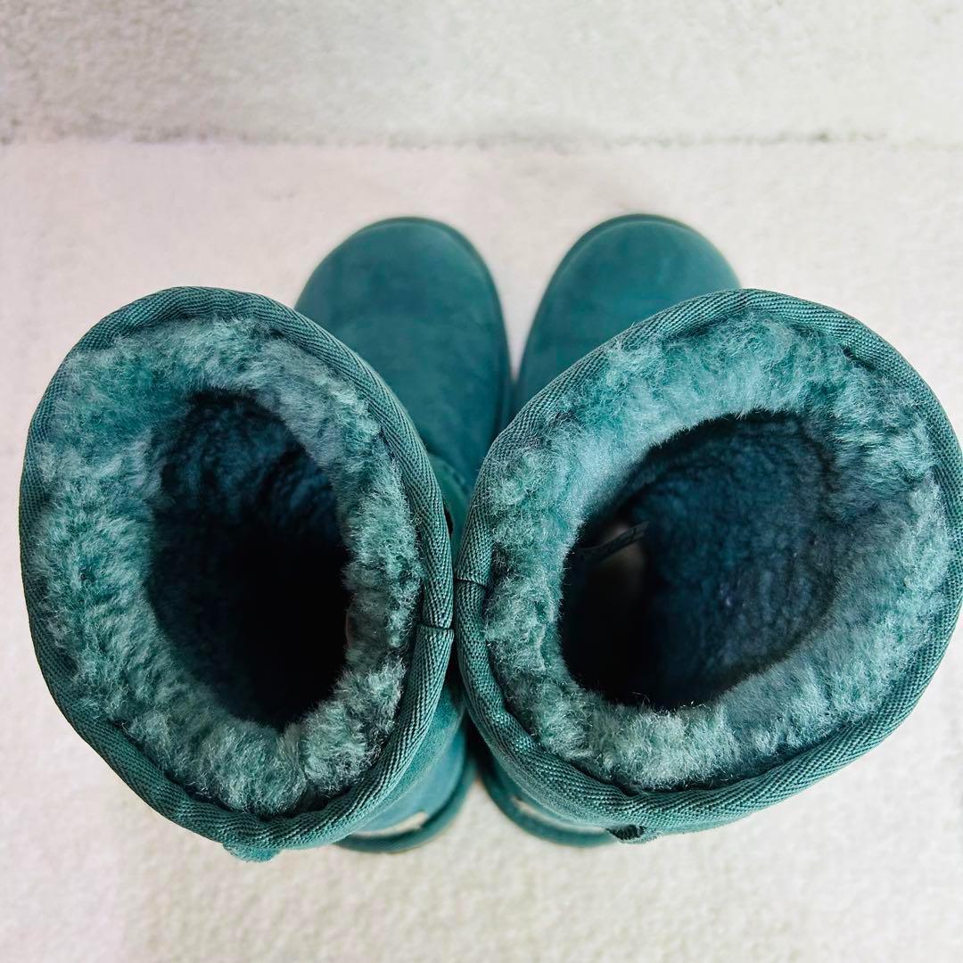 UGG アグ ムートンブーツ 2way 靴 緑 グリーン レア 23cm