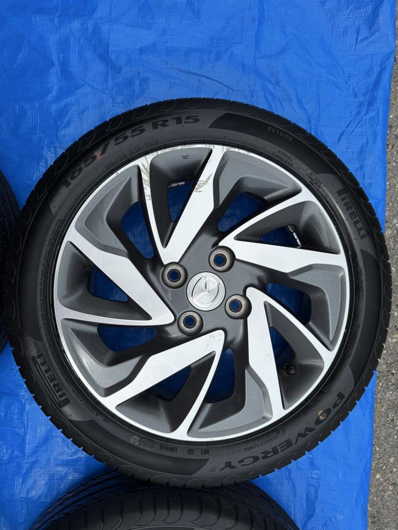 Pirelli Powergy 165/55 R15 タイヤセット　夏タイヤ
