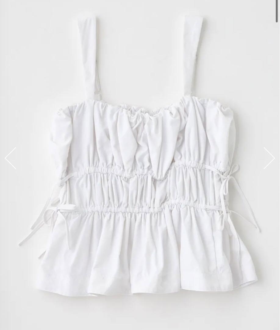 【新品】moussy  RIBBON GABBYキャミトップス