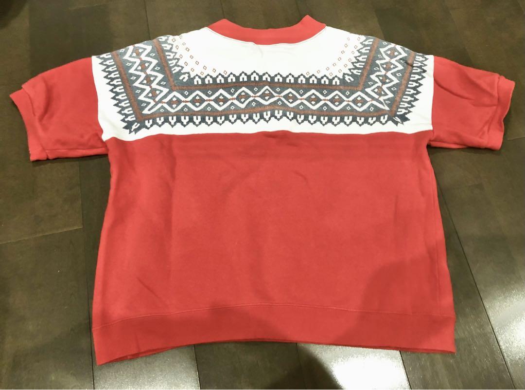 Diedara　SILVER STONE シルバーストーン　雪柄スウェット