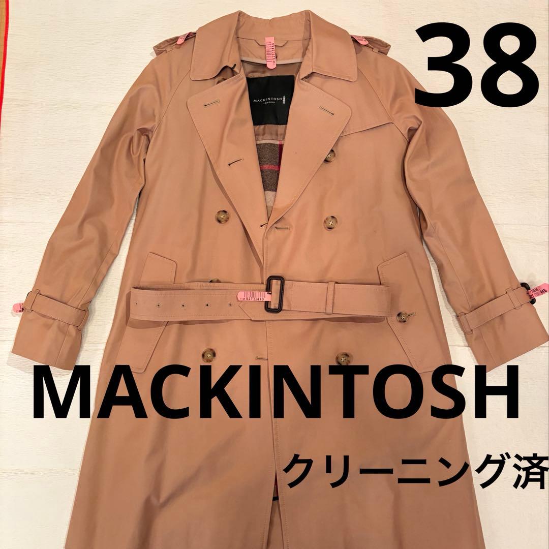MACKINTOSH トレンチコート 38 ライナー付 クリーニング済M MACKINTOSH LONDON