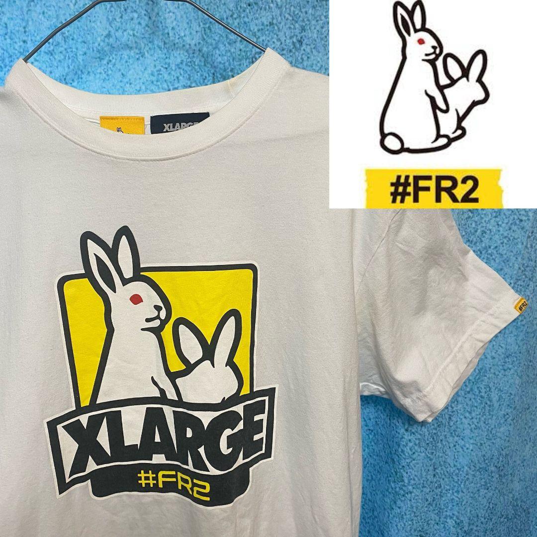 ◆希少◆FR2 XLARGE コラボ Tシャツ ホワイト 白 Lサイズ