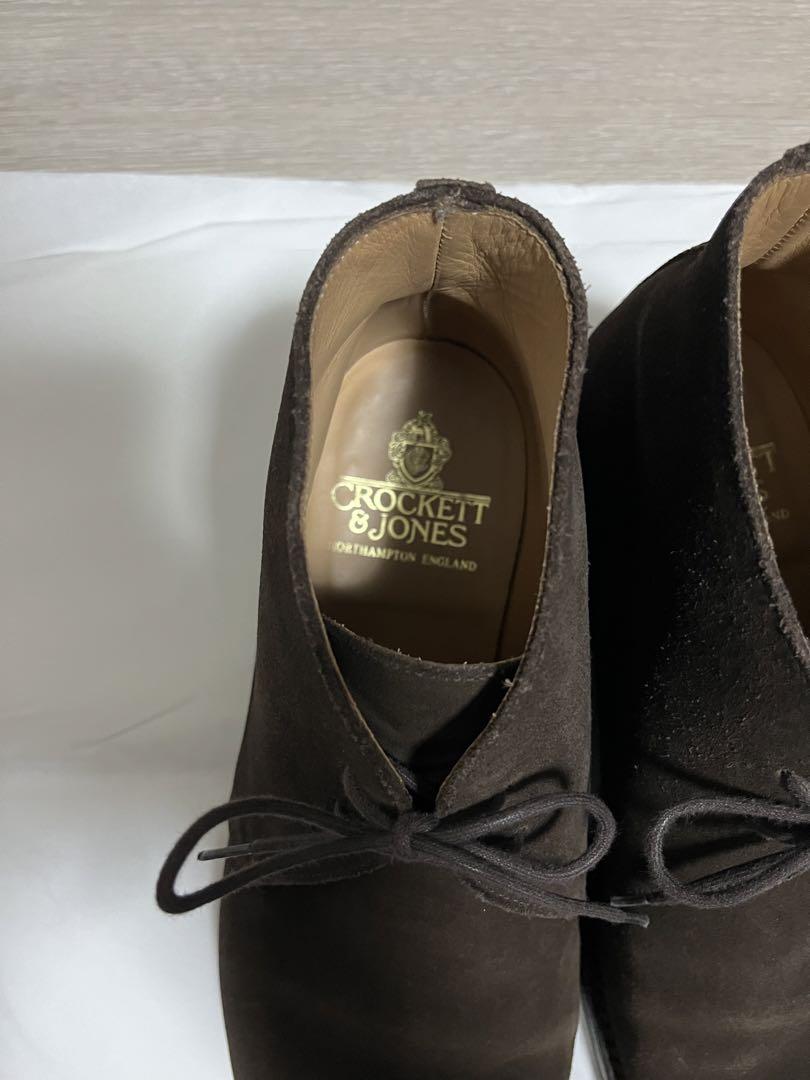 クロケット&ジョーンズ　Chertseyダークブラウン　チャッカブーツ　サイズ8