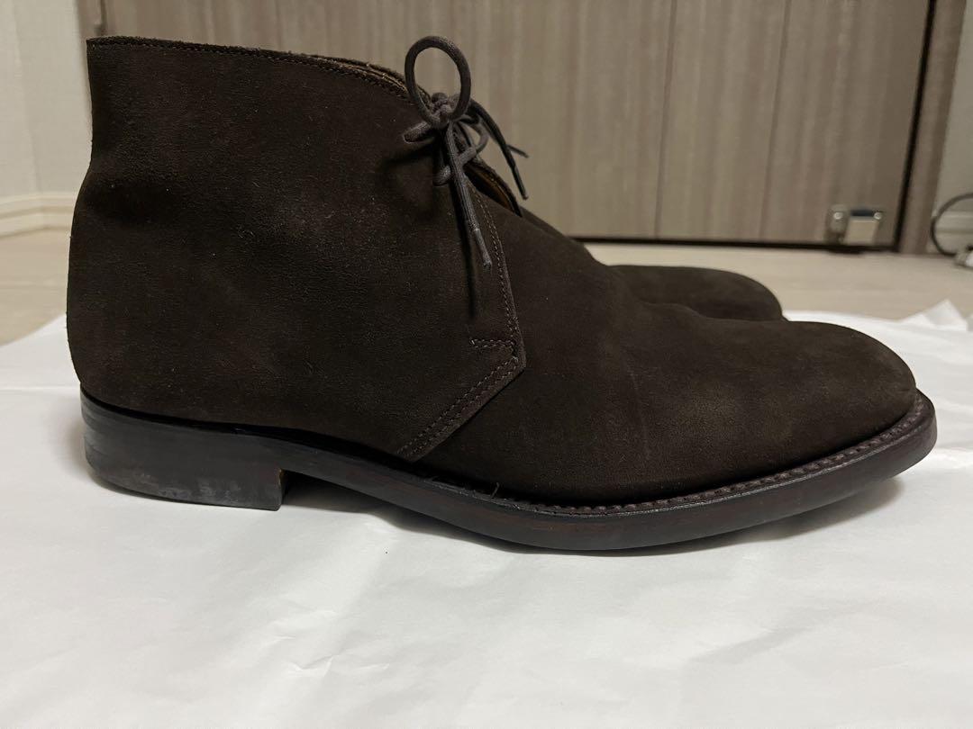 クロケット&ジョーンズ　Chertseyダークブラウン　チャッカブーツ　サイズ8