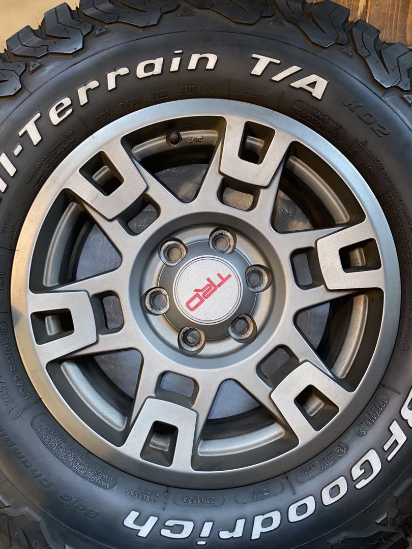【taa】BFGoodrich All-Terrain &TRD ホイール
