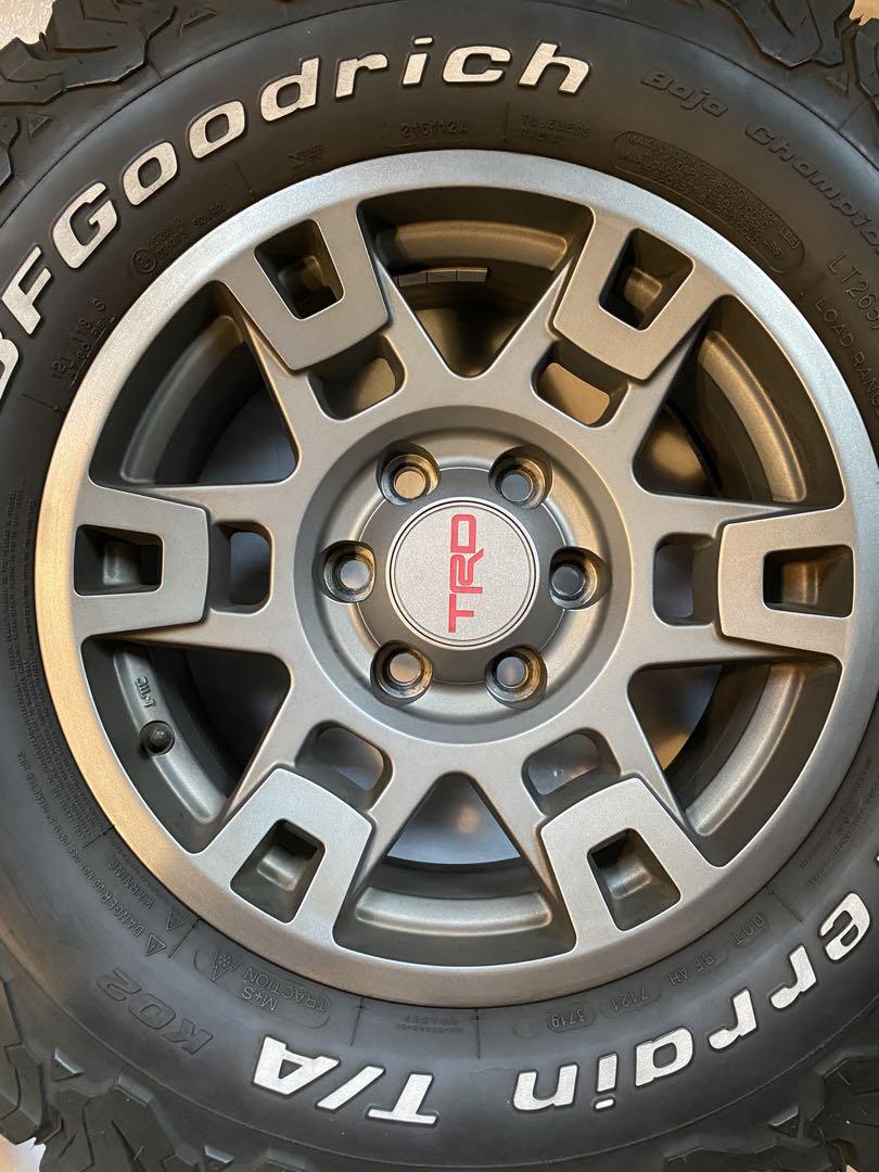 【taa】BFGoodrich All-Terrain &TRD ホイール