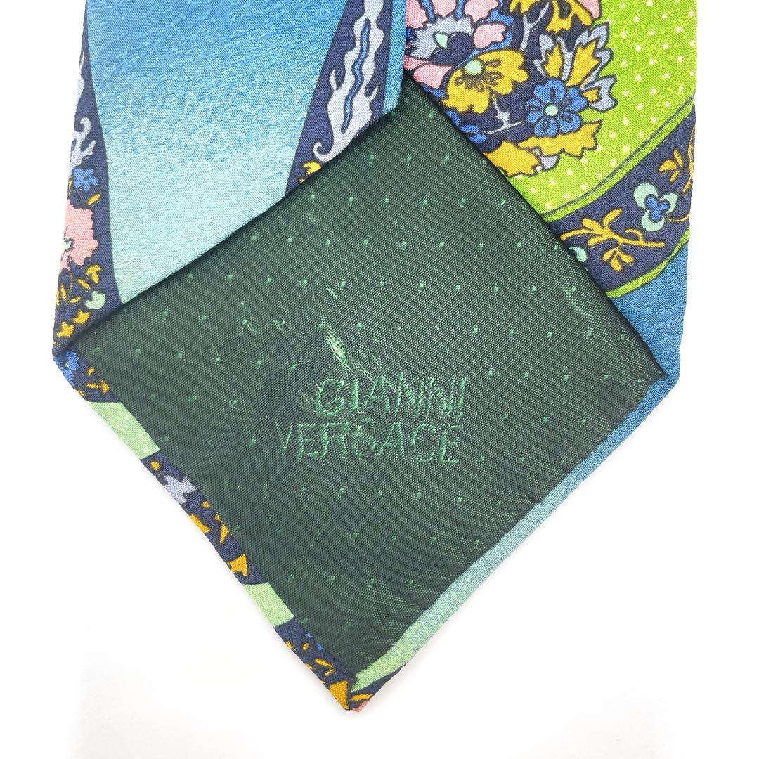 良品✨GIANNI VERSACE ジャンニヴェルサーチ ネクタイ 総柄 - メルカリ