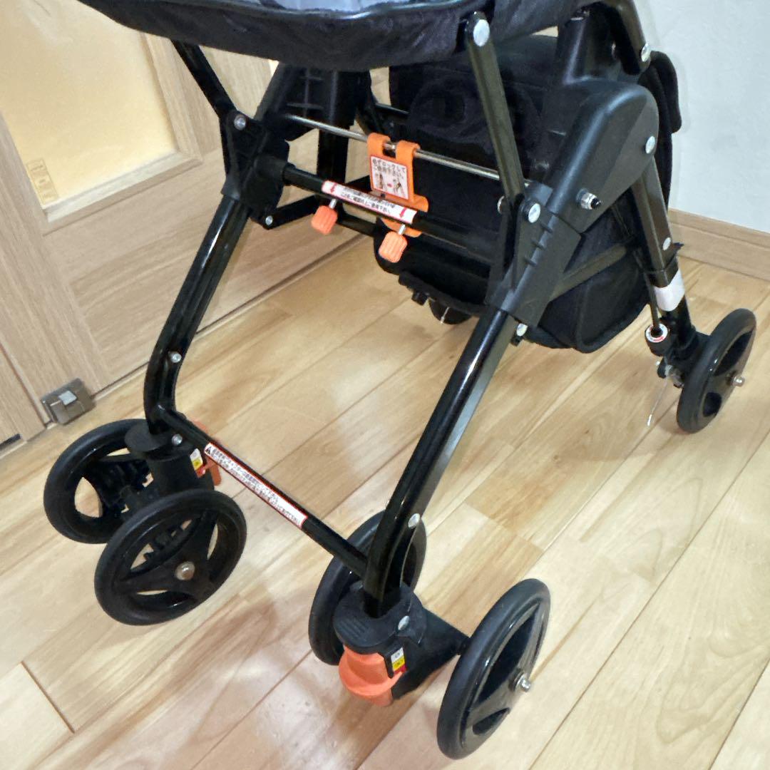 幸和製作所 テイコブ ナノンDX 折りたたみシルバーカー ブラック