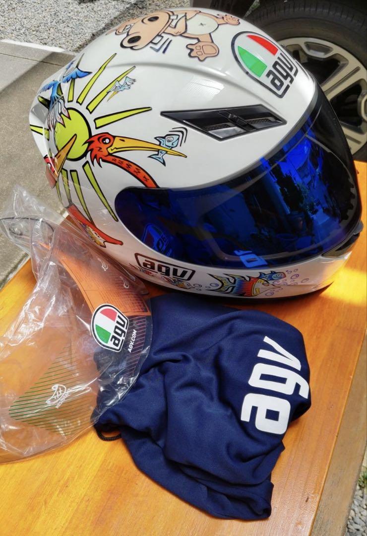 AGV K3 ロッシ仕様　L ミラーシールド付 美品です