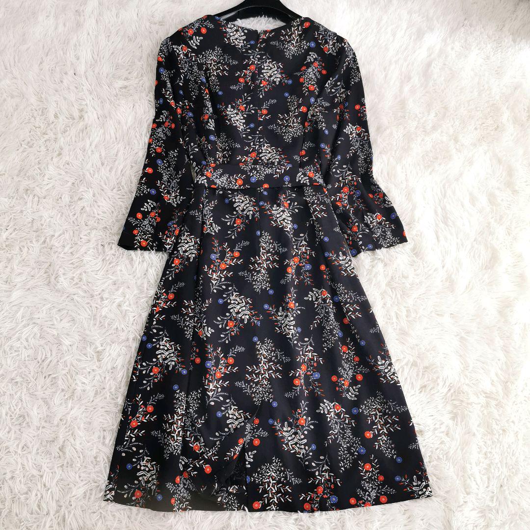 LAURA ASHLEY ローラアシュレイ 美しい花柄ロングワンピース美品 L位
