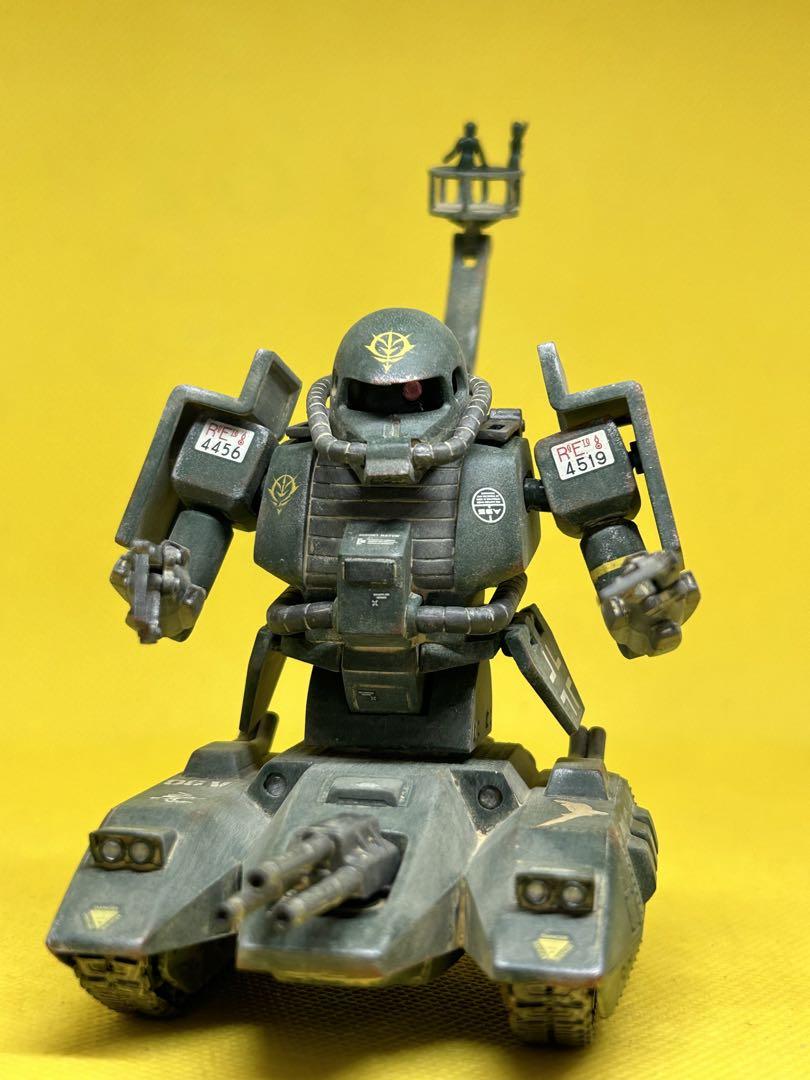 ガンプラ旧キットmsv1/144ザクタンク塗装完成品