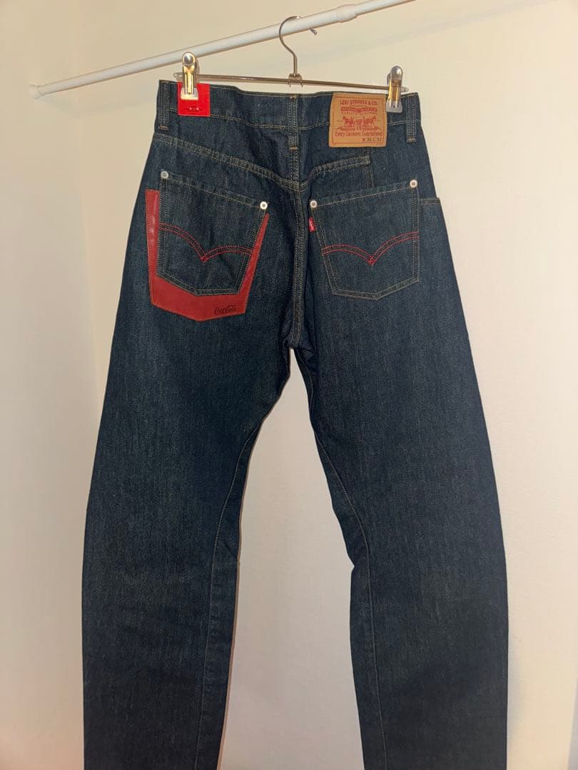 W30L32希少非売品 Levi's Coca Cola デニムジーンズ
